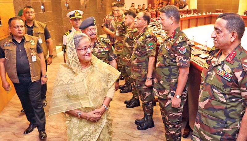 যেখানেই বিক্ষোভরত শিক্ষার্থীদের পাওয়া যায়, সেখানে গুলি করো - পলাতক প্রধানমন্ত্রী শেখ হাসিনা