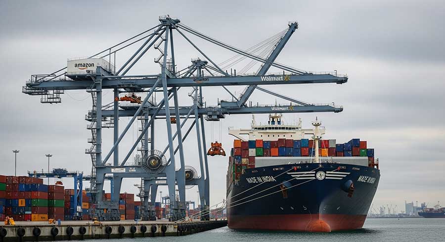 ট্রাম্পের ৫০% শুল্কের প্রভাব: ভারতীয় টেক্সটাইল রপ্তানি ও আমাজন-ওয়ালমার্টের ক্রয়াদেশ স্থগিতকরণ