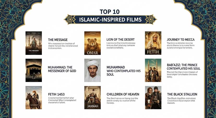 ইসলামিক ভাবধারায় নির্মিত সেরা দশটি চলচ্চিত্রের তালিকা ও সংক্ষিপ্ত বিষয়বস্তু